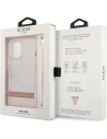 Wholesale Guess GUHCP13LHTSGSP Apple iPhone 13 Pro pink hardcase Translucent Stap - GUE1715PNK - {ean13} - Hurt