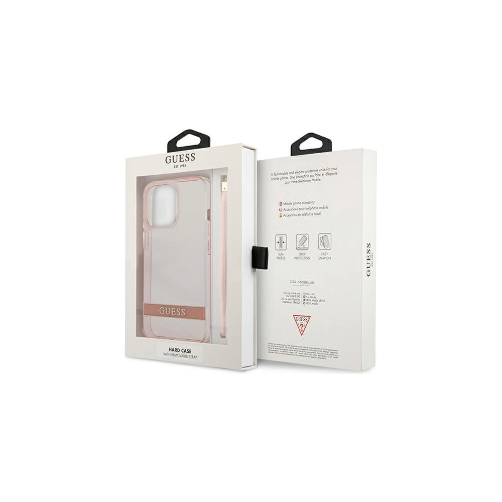 Hurtownia GSM - Etui Guess GUHCP13LHTSGSP Apple iPhone 13 Pro růžový/pink hardcase Translucent Stap - GUE1715PNK - {ean13} - Hurt