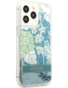 Hurtownia GSM - Etui Guess GUHCP13LLFLSN Apple iPhone 13 Pro zelený/green hardcase Flower Liquid Glitter - GUE1716GRN - {ean13} - Hurt