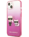 Hurtownia GSM - Etui Karl Lagerfeld KLHCP13MTGKCP Apple iPhone 13 hardcase růžový/pink Gradient Ikonik Karl & Choupette - KLD938PNK - {ean13} - Hurt