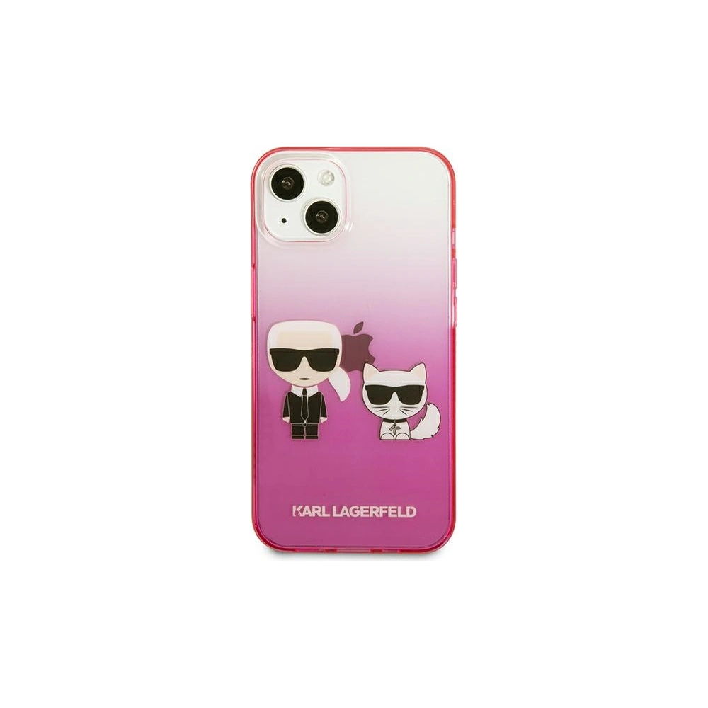 Hurtownia GSM - Etui Karl Lagerfeld KLHCP13MTGKCP Apple iPhone 13 hardcase růžový/pink Gradient Ikonik Karl & Choupette - KLD938PNK - {ean13} - Hurt