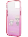 Hurtownia GSM - Etui Karl Lagerfeld KLHCP13MTGKCP Apple iPhone 13 hardcase růžový/pink Gradient Ikonik Karl & Choupette - KLD938PNK - {ean13} - Hurt