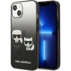 Hurtownia GSM - Case Karl Lagerfeld KLHCP13STGKCK Apple iPhone 13 mini Hardcase schwarz/black Gradient Ikonik Karl & Choupette - KLD939BLK - {ean13} - Hurt