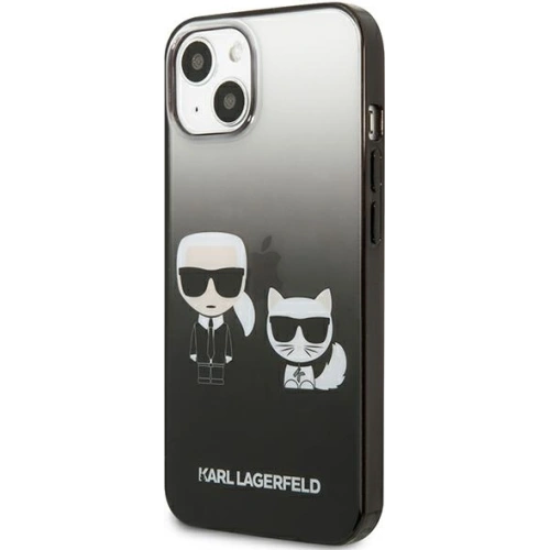 Etui Karl Lagerfeld KLHCP13STGKCK Apple iPhone 13 mini hardcase czarny/black Gradient Ikonik Karl & Choupette
