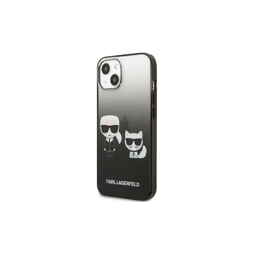 Hurtownia GSM - Etui Karl Lagerfeld KLHCP13STGKCK Apple iPhone 13 mini hardcase černý/black Gradient Ikonik Karl & Choupette - KLD939BLK - {ean13} - Hurt
