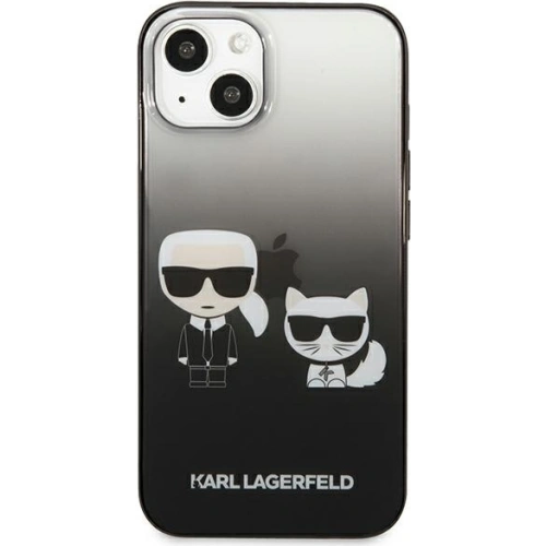 Etui Karl Lagerfeld KLHCP13STGKCK Apple iPhone 13 mini hardcase czarny/black Gradient Ikonik Karl & Choupette