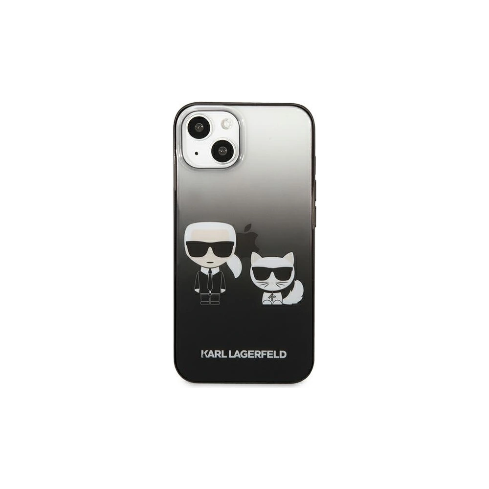 Hurtownia GSM - Etui Karl Lagerfeld KLHCP13STGKCK Apple iPhone 13 mini hardcase černý/black Gradient Ikonik Karl & Choupette - KLD939BLK - {ean13} - Hurt