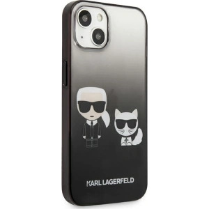 Hurtownia GSM - Case Karl Lagerfeld KLHCP13STGKCK Apple iPhone 13 mini Hardcase schwarz/black Gradient Ikonik Karl & Choupette - KLD939BLK - {ean13} - Hurt