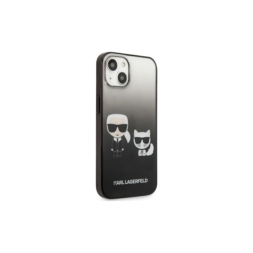 Hurtownia GSM - Etui Karl Lagerfeld KLHCP13STGKCK Apple iPhone 13 mini hardcase černý/black Gradient Ikonik Karl & Choupette - KLD939BLK - {ean13} - Hurt