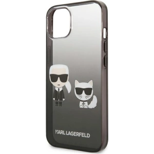 Hurtownia GSM - Case Karl Lagerfeld KLHCP13STGKCK Apple iPhone 13 mini Hardcase schwarz/black Gradient Ikonik Karl & Choupette - KLD939BLK - {ean13} - Hurt