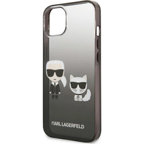 Etui Karl Lagerfeld KLHCP13STGKCK Apple iPhone 13 mini hardcase czarny/black Gradient Ikonik Karl & Choupette