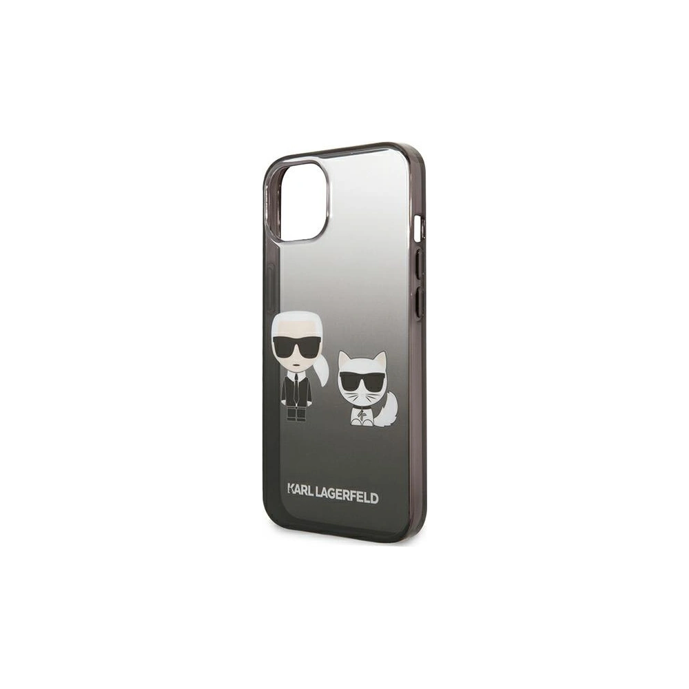 Hurtownia GSM - Etui Karl Lagerfeld KLHCP13STGKCK Apple iPhone 13 mini hardcase černý/black Gradient Ikonik Karl & Choupette - KLD939BLK - {ean13} - Hurt