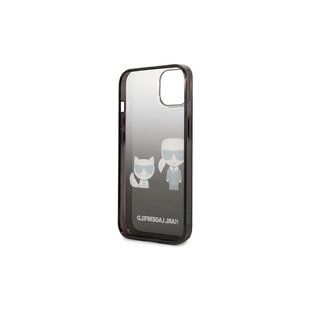 Hurtownia GSM - Etui Karl Lagerfeld KLHCP13STGKCK Apple iPhone 13 mini hardcase černý/black Gradient Ikonik Karl & Choupette - KLD939BLK - {ean13} - Hurt