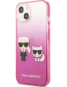 Hurtownia GSM - Etui Karl Lagerfeld KLHCP13STGKCP Apple iPhone 13 mini hardcase różowy/pink Gradient Ikonik Karl & Choupette - KLD940PNK - {ean13} - Hurt