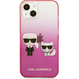 Hurtownia GSM - Case Karl Lagerfeld KLHCP13STGKCP Apple iPhone 13 mini Hardcase rosa/pink Gradient Ikonik Karl & Choupette - KLD940PNK - {ean13} - Hurt