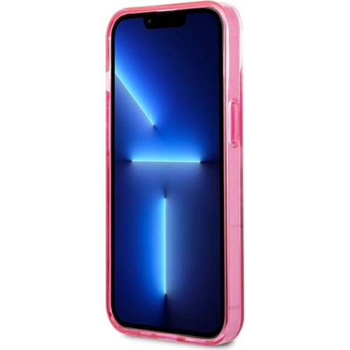 Etui Karl Lagerfeld KLHCP13STGKCP Apple iPhone 13 mini hardcase różowy/pink Gradient Ikonik Karl & Choupette