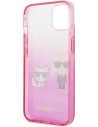 Hurtownia GSM - Etui Karl Lagerfeld KLHCP13STGKCP Apple iPhone 13 mini hardcase różowy/pink Gradient Ikonik Karl & Choupette - KLD940PNK - {ean13} - Hurt