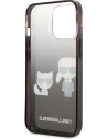 Hurtownia GSM - Case Karl Lagerfeld KLHCP13XTGKCK Apple iPhone 13 Pro Max Hardcase schwarz/black Gradient Ikonik Karl & Choupette - KLD941BLK - {ean13} - Hurt