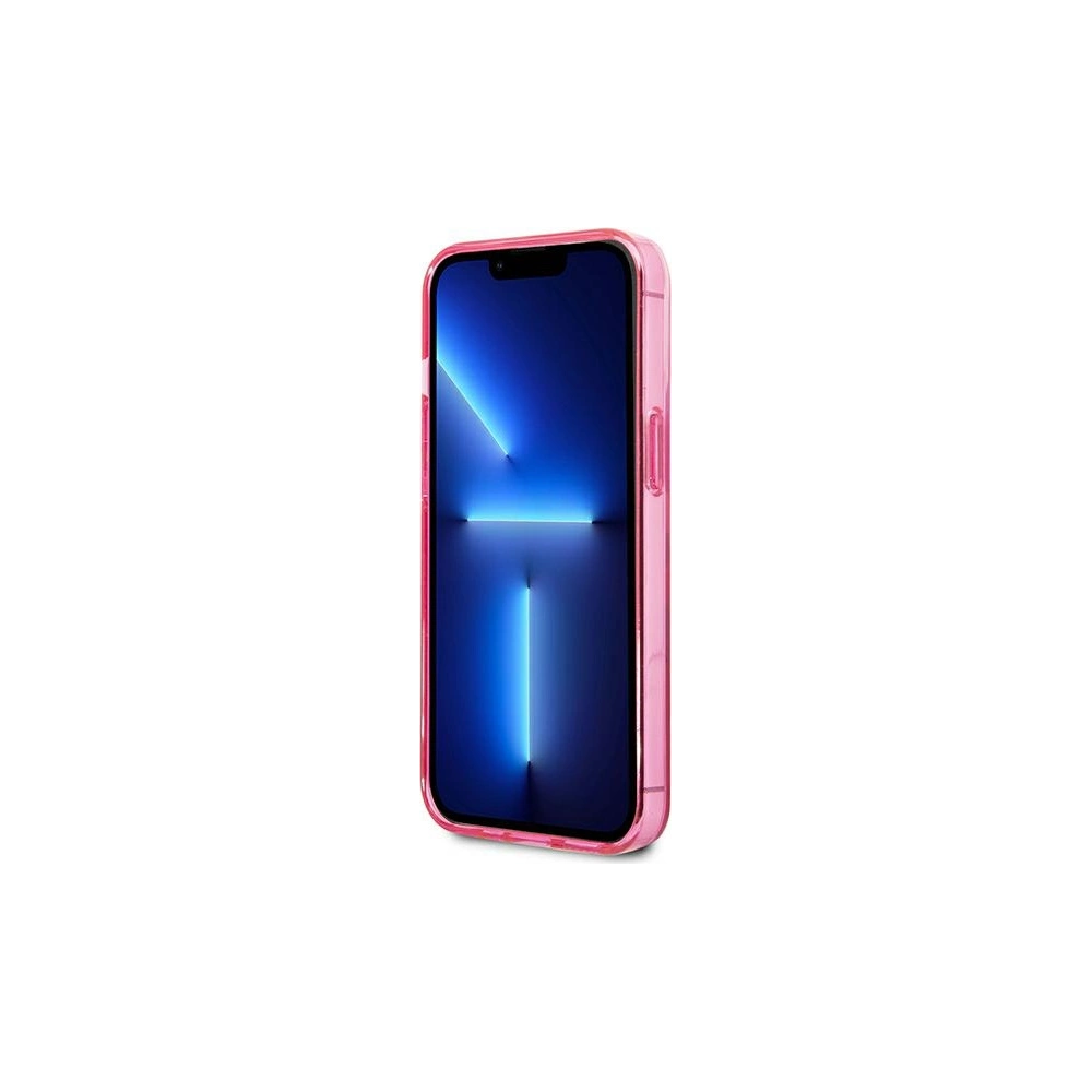 Hurtownia GSM - Etui Karl Lagerfeld KLHCP13XTGKCP Apple iPhone 13 Pro Max hardcase růžový/pink Gradient Ikonik Karl & Choupette - KLD942PNK - {ean13} - Hurt