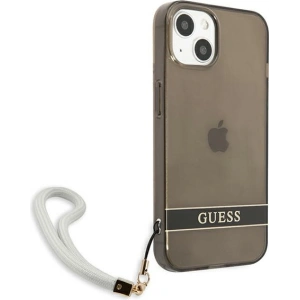 Hurtownia GSM - Case Guess GUHCP13SHTSGSK Apple iPhone 13 mini schwarz/black hardcase Translucent Stap - GUE1720BLK - {ean13} - Hurt