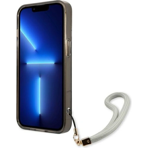 Etui Guess GUHCP13SHTSGSK Apple iPhone 13 mini czarny/black hardcase Translucent Stap