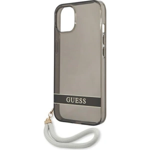 Hurtownia GSM - Case Guess GUHCP13SHTSGSK Apple iPhone 13 mini schwarz/black hardcase Translucent Stap - GUE1720BLK - {ean13} - Hurt