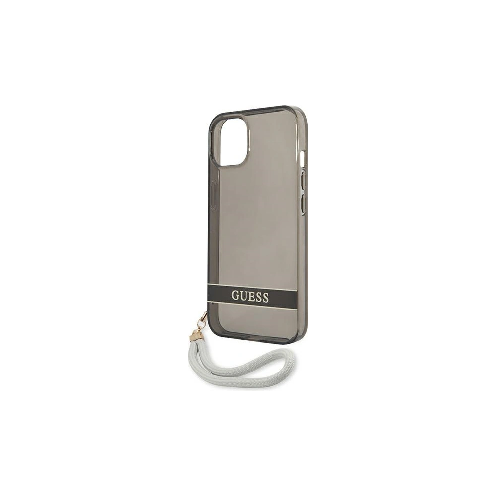 Hurtownia GSM - Etui Guess GUHCP13SHTSGSK Apple iPhone 13 mini czarny/black hardcase Translucent Stap - GUE1720BLK - {ean13} - Hurt