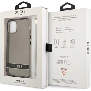 Hurtownia GSM - Case Guess GUHCP13SHTSGSK Apple iPhone 13 mini schwarz/black hardcase Translucent Stap - GUE1720BLK - {ean13} - Hurt