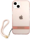 Hurtownia GSM - Etui Guess GUHCP13SHTSGSP Apple iPhone 13 mini różowy/pink hardcase Translucent Stap - GUE1721PNK - {ean13} - Hurt