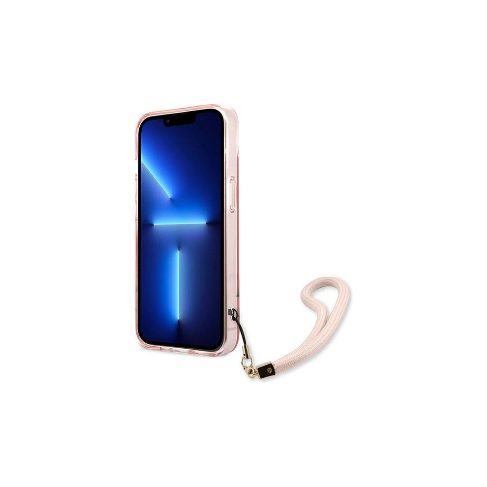 Hurtownia GSM - Etui Guess GUHCP13SHTSGSP Apple iPhone 13 mini różowy/pink hardcase Translucent Stap - GUE1721PNK - {ean13} - Hurt