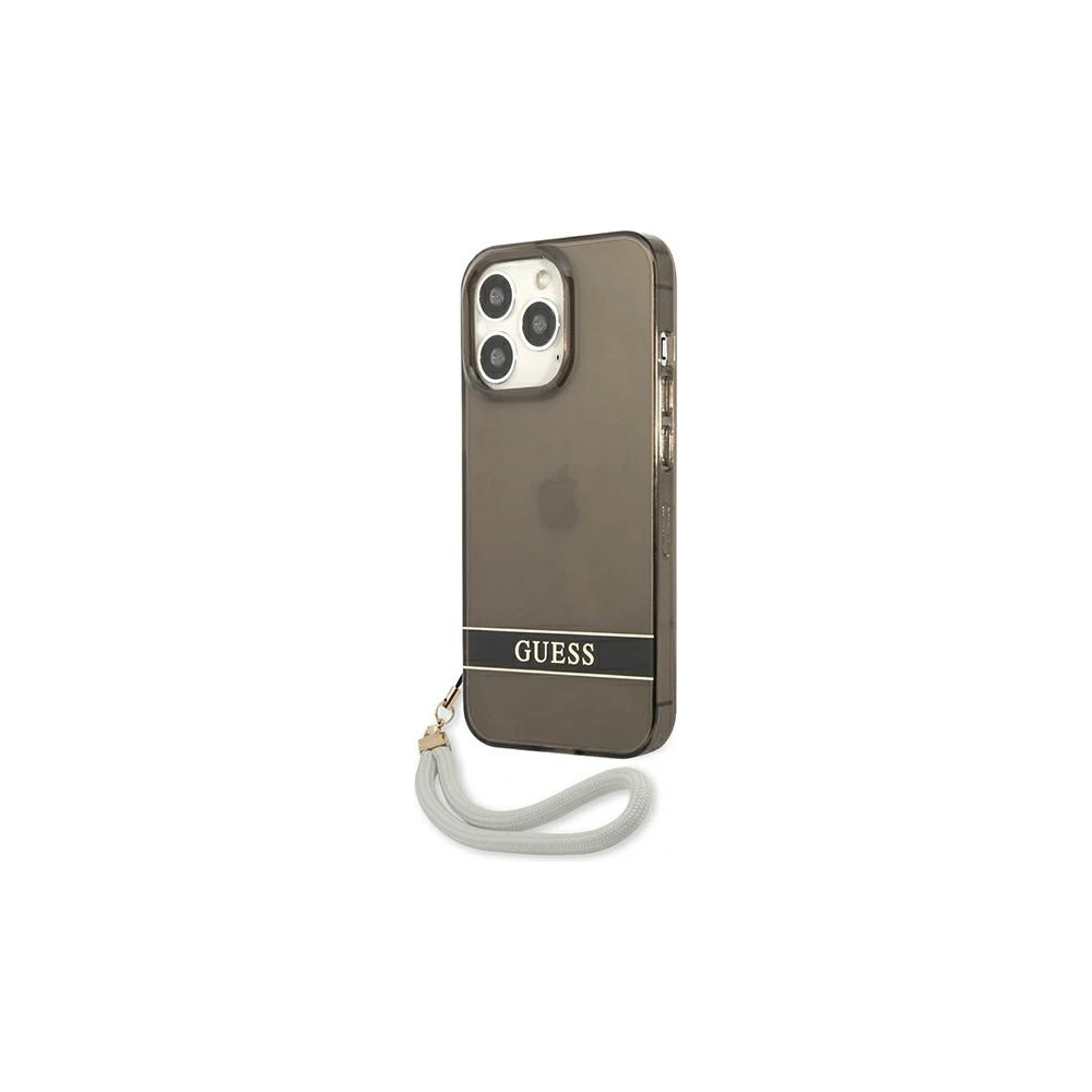 Hurtownia GSM - Etui Guess GUHCP13XHTSGSK Apple iPhone 13 Pro Max czarny/black hardcase Translucent Stap - GUE1723BLK - {ean13} - Hurt