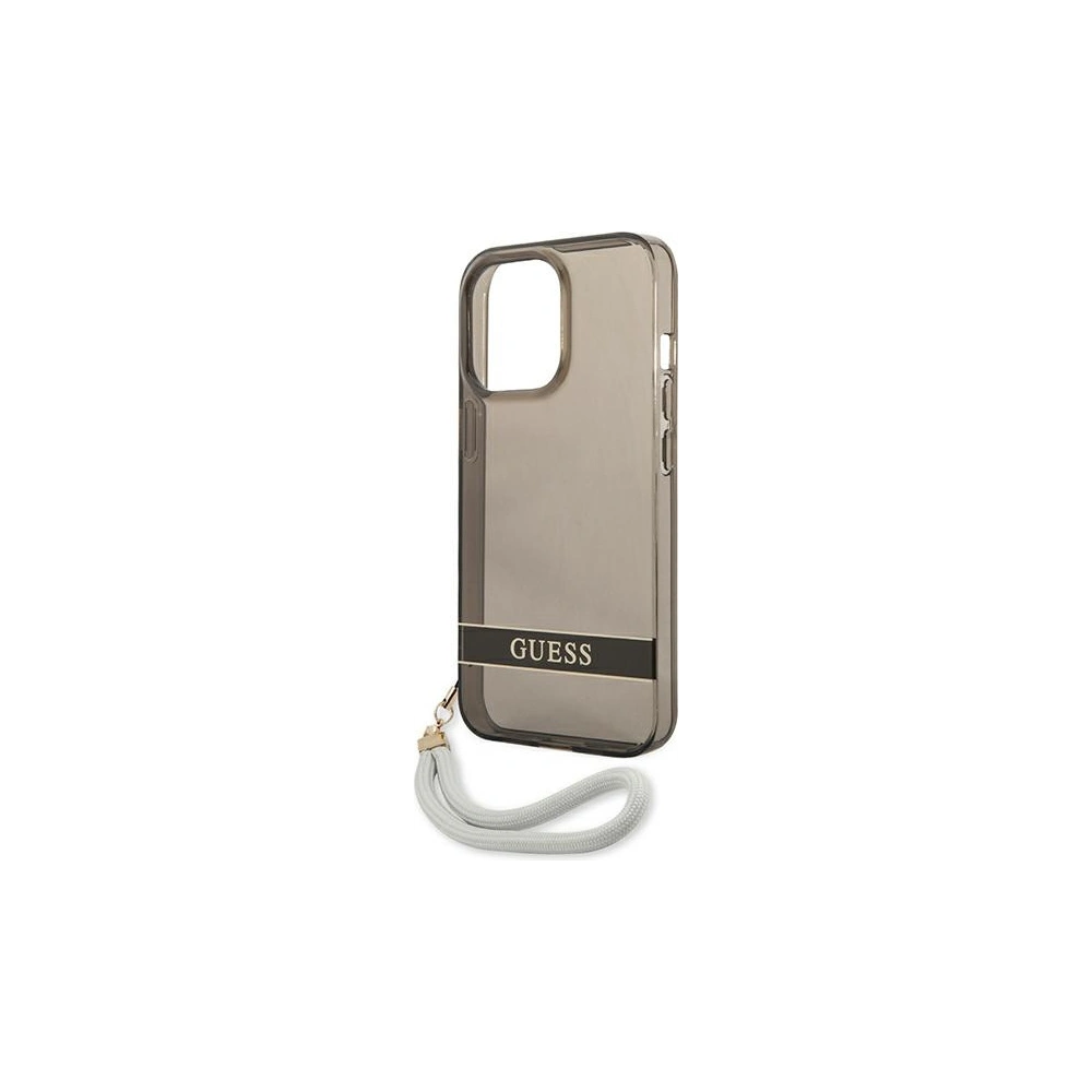 Hurtownia GSM - Etui Guess GUHCP13XHTSGSK Apple iPhone 13 Pro Max czarny/black hardcase Translucent Stap - GUE1723BLK - {ean13} - Hurt