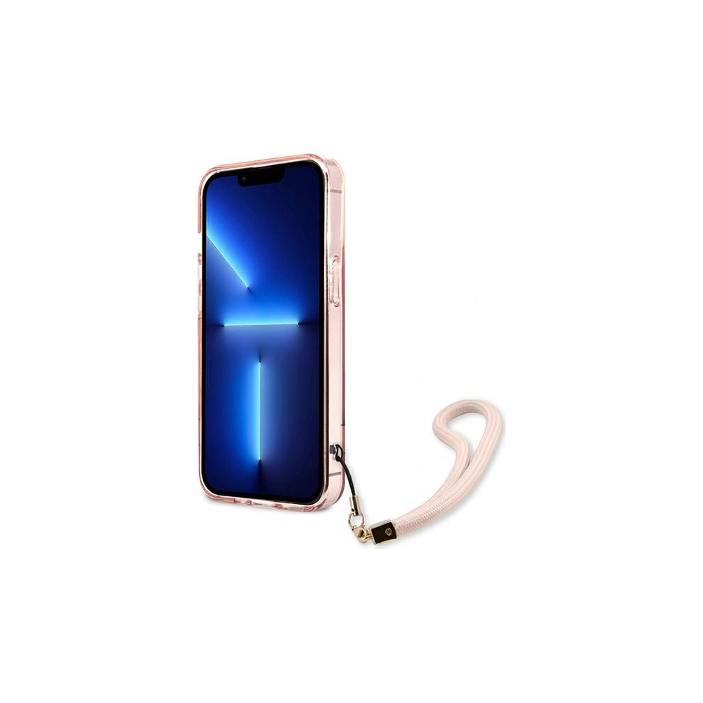Hurtownia GSM - Etui Guess GUHCP13XHTSGSP Apple iPhone 13 Pro Max różowy/pink hardcase Translucent Stap - GUE1724PNK - {ean13} - Hurt