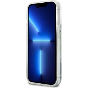 Etui Guess GUHCP13XLFLSN Apple iPhone 13 Pro Max zielony/green hardcase Flower Liquid Glitter