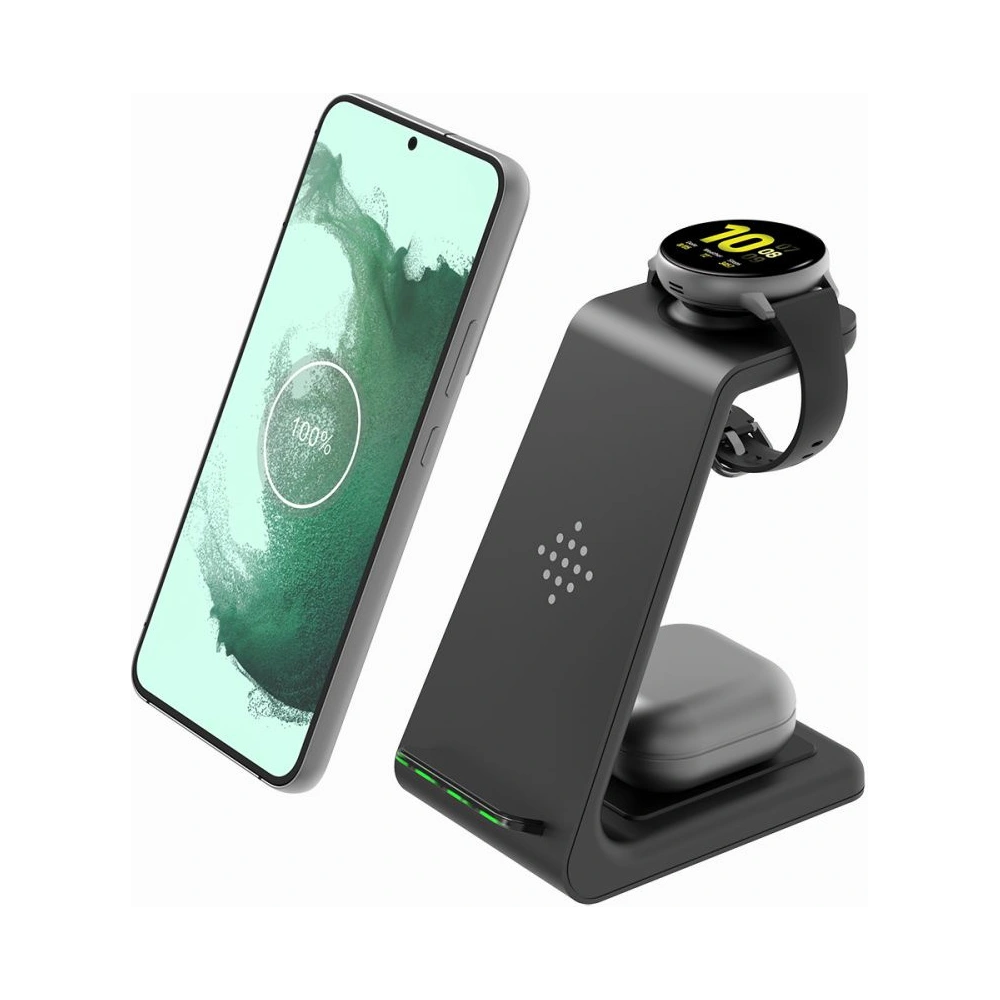 Hurtownia GSM - Bezdrátová nabíječka Tech-Protect A7 3in1 Wireless Charger Black - THP1036BLK - {ean13} - Hurt