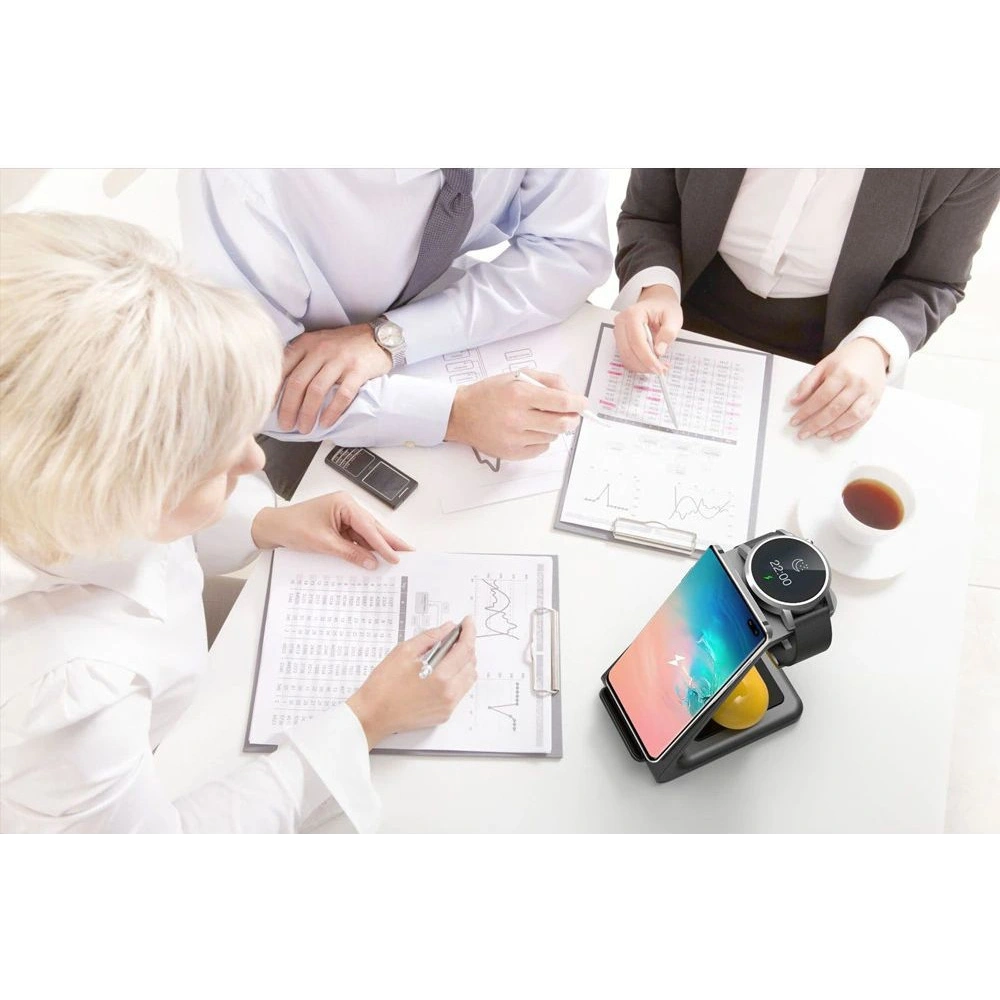 Hurtownia GSM - Bezdrátová nabíječka Tech-Protect A7 3in1 Wireless Charger Bílá - THP1037WHT - {ean13} - Hurt