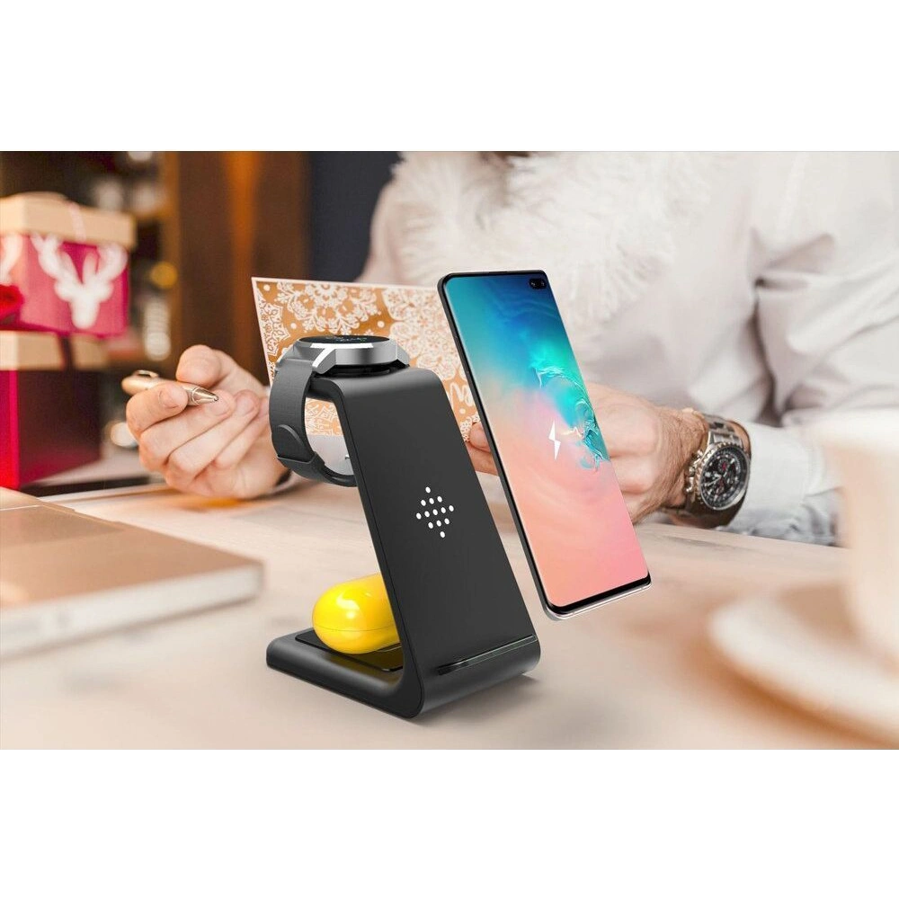 Hurtownia GSM - Bezdrátová nabíječka Tech-Protect A7 3in1 Wireless Charger Bílá - THP1037WHT - {ean13} - Hurt