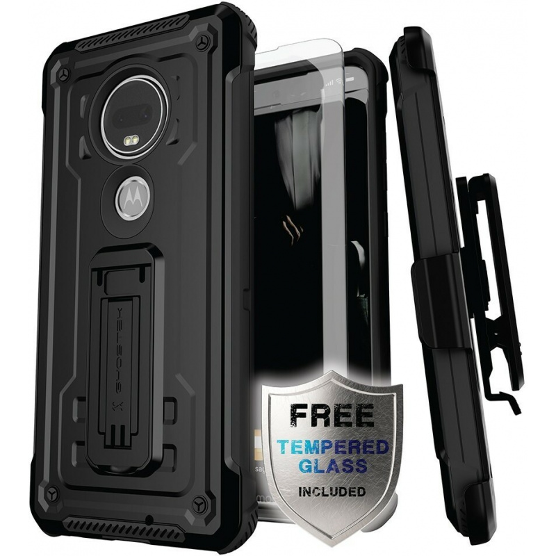 Ghostek Iron Armor 2 Motorola Moto G7 Black + Screen Protector