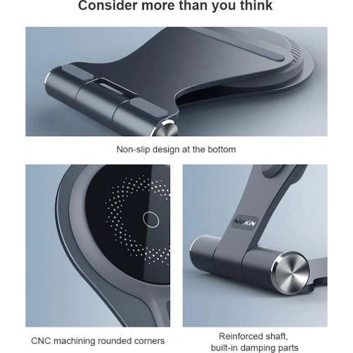 Ładowarka bezprzewodowa Nillkin Wireless Charging MagStand 15W Fast Charger Gray