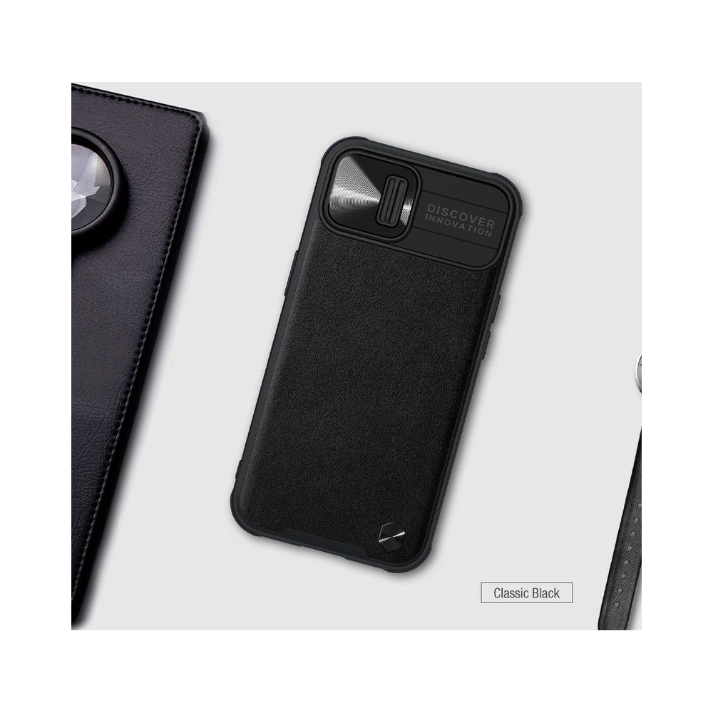 Hurtownia GSM - Etui Nillkin Camshield Leather Apple iPhone 13 Pro Max Black - NLK379BLK - {ean13} - Hurt