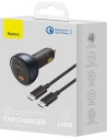 Wholesale Baseus Qualcomm Car Charger USB, 2x USB-C, 160W (gray) - BSU3243GRY - {ean13} - Hurt