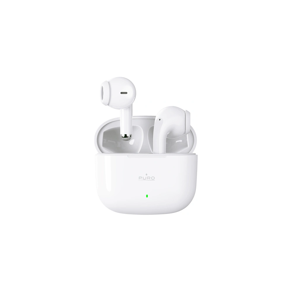 Hurtownia GSM - Sluchátka TWS PURO PLAY 5.0 Bluetooth 5.0 s nabíjecím pouzdrem (bílá) - PUR578WHT - {ean13} - Hurt