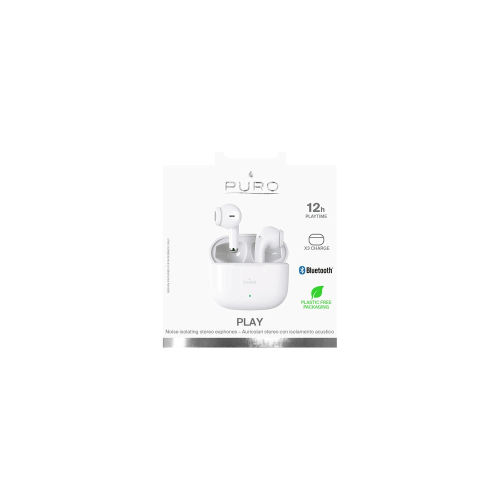 Wholesale PURO PLAY 5.0 TWS Earphones Bluetooth 5.0 (white) - PUR578WHT - {ean13} - Hurt