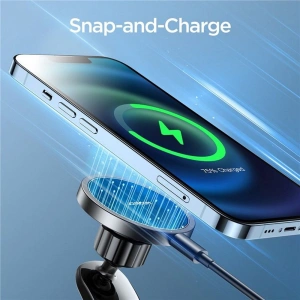 Uchwyt samochodowy z ładowarką indukcyjną Joyroom JR-ZS240 Dashboard Magnetic MagSafe Car Charger 15W Black