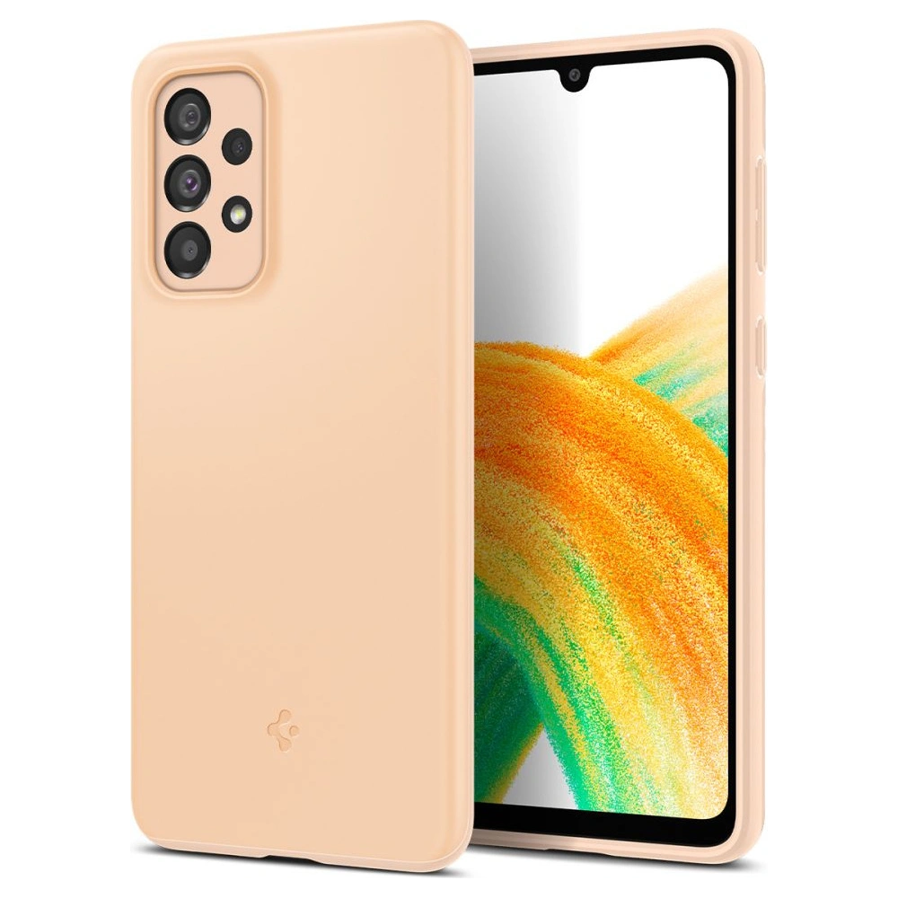 Hurtownia GSM - Case Spigen Thin Fit Samsung Galaxy A33 5G Cotton Peach - SPN2251COTPEA - {ean13} - Hurt