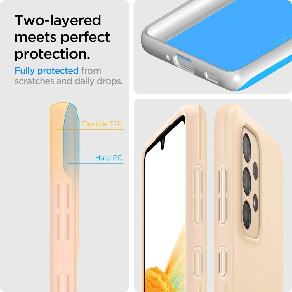 Hurtownia GSM - Case Spigen Thin Fit Samsung Galaxy A33 5G Cotton Peach - SPN2251COTPEA - {ean13} - Hurt
