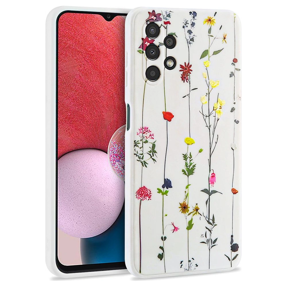 Hurtownia GSM - Etui Tech-Protect Mood Samsung Galaxy A13 LTE Zahradní Bílá - THP1046GARWHT - {ean13} - Hurt