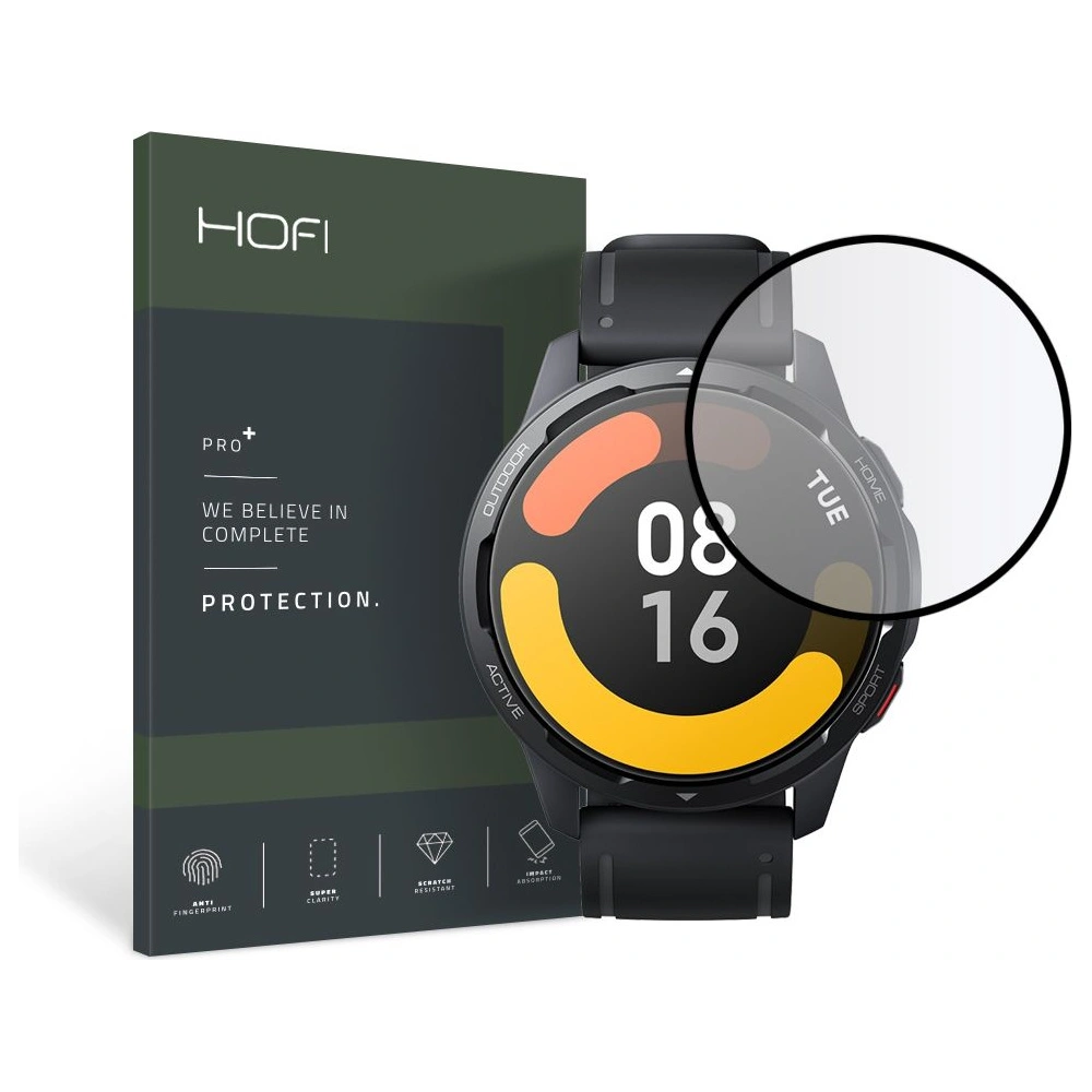 Hurtownia GSM - Hybidní sklo Hofi Hybrid Pro+ Xiaomi Watch S1 Active Black - HOFI233BLK - {ean13} - Hurt