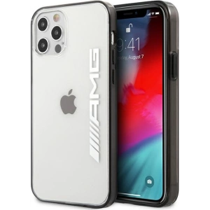 Hurtownia GSM - Etui Mercedes AMG AMHCP12LAESLBK Apple iPhone 12 Pro Max transparentní ochranný kryt Metalicky lakovaný - MRS043CL - {ean13} - Hurt