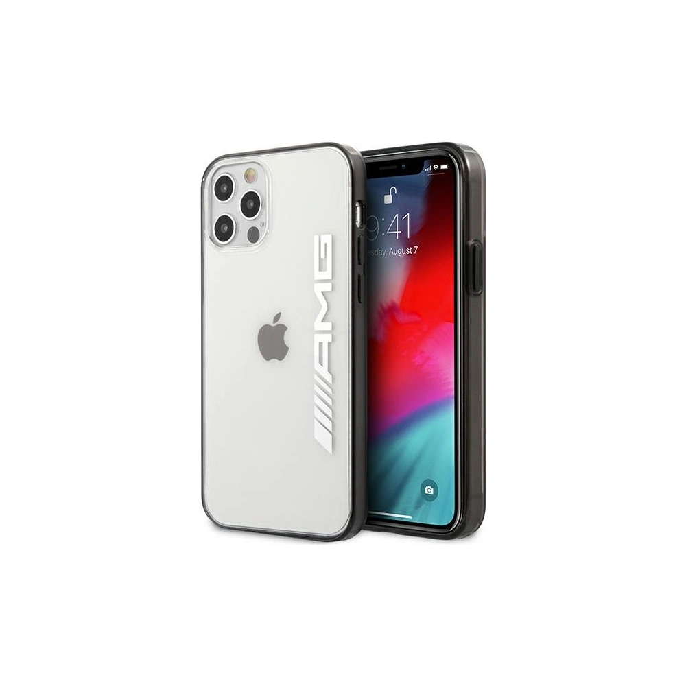 Hurtownia GSM - Etui Mercedes AMG AMHCP12LAESLBK Apple iPhone 12 Pro Max transparentní ochranný kryt Metalicky lakovaný - MRS043CL - {ean13} - Hurt